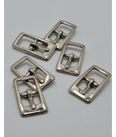 PACK HEBILLA ALARGADA  ZAMAK 8MM PLATA