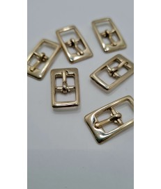PACK HEBILLA ALARGADA  ZAMAK 8MM ORO CLARO