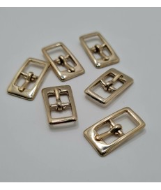 PACK HEBILLA ALARGADA  ZAMAK 8MM ORO CLARO
